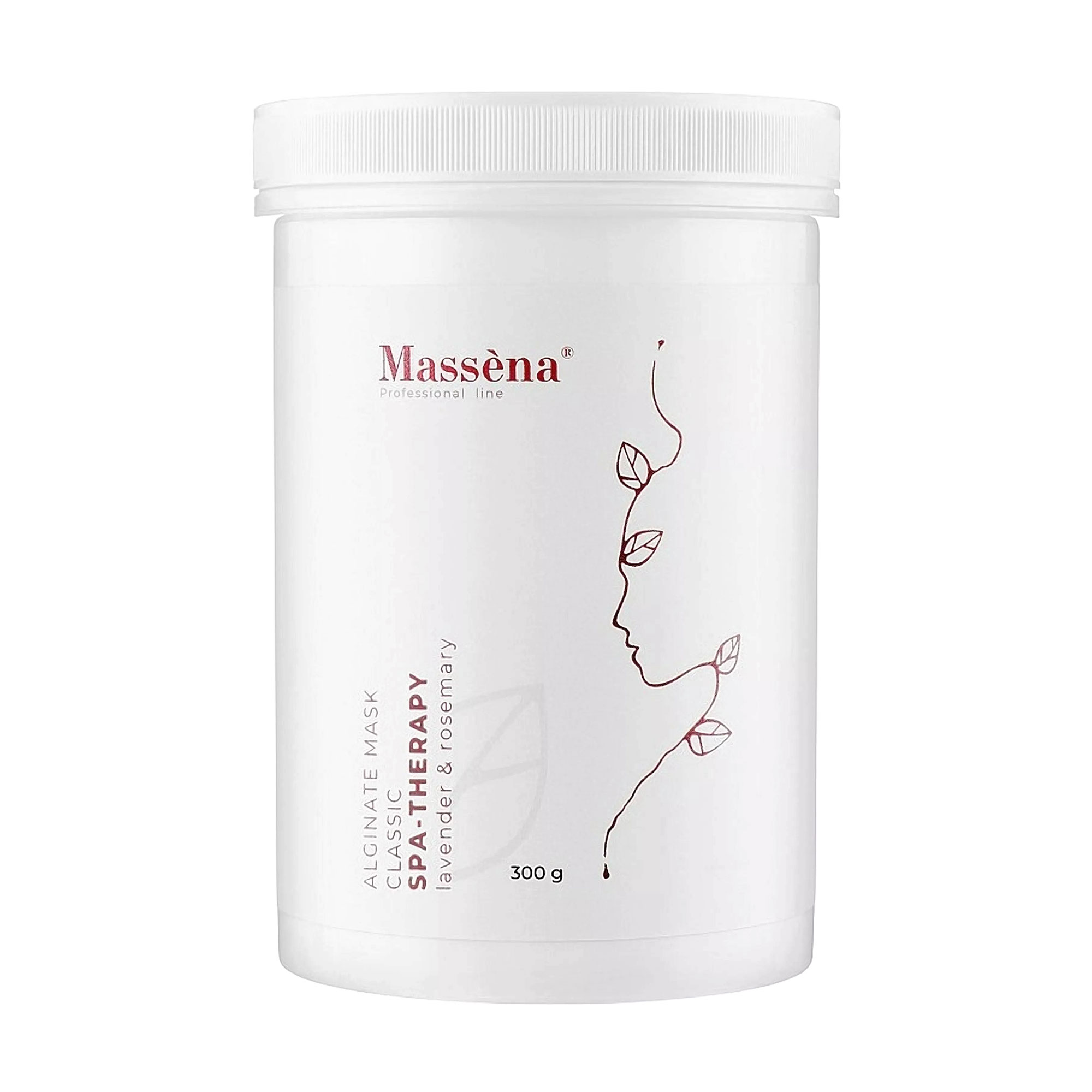 Альгінатна маска для обличчя Massena Alginate Mask Classic SPA-Therapy з лавандою та розмарином, 300 г